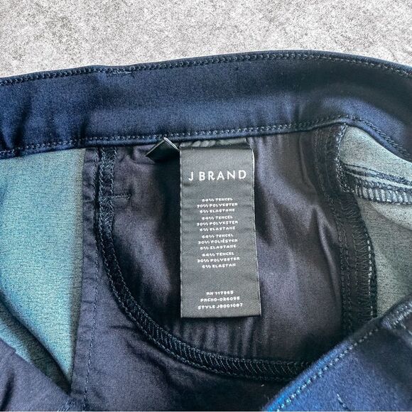 J Brand Navy Blue Skinny Soft Stretch Pant Size 26 - Picture 7 of 9